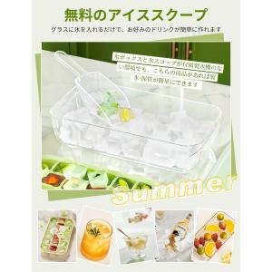 製氷器 ワンプッシュ式 四角氷 18個 32個...の詳細画像3