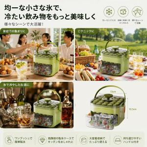 製氷皿 25マス×2個 最大50個 大容量 ワ...の詳細画像2
