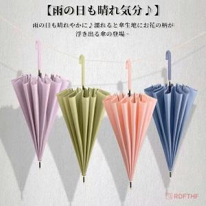 雨傘 レディース 長傘 おしゃれ 桜 定番 模...の詳細画像1