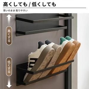 スリッパラック マグネット式 壁掛け スリム ...の詳細画像5