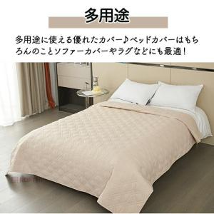 ベッドスプレッド マットレスカバー マルチカバ...の詳細画像4