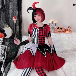 ハロウィン ピエロ ハロウィン衣装 ピエロ 4...の詳細画像4
