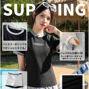 即納!フィットネス水着 レディース タンキニ ...の詳細画像3