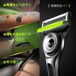Gillette ジレット 髭剃り 本体 替刃...の詳細画像4