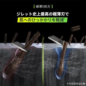 Gillette ジレット 髭剃り 本体 替刃...の詳細画像5