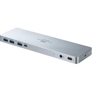 サンワサプライ USB Type-C専用ドッキングステーション(HDMI/DisplayPort対応・PD対応) USB-CVDK6