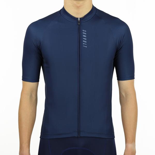 スタンダード半袖ジャージ［ネイビー］[YA-482]