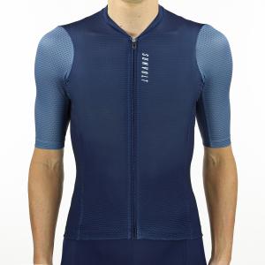 クールメッシュ半袖ジャージ［ネイビー］