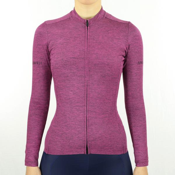 【SALE 50%OFF】ヘザーレディース長袖ジャージ［カシス］【返品・交換不可】