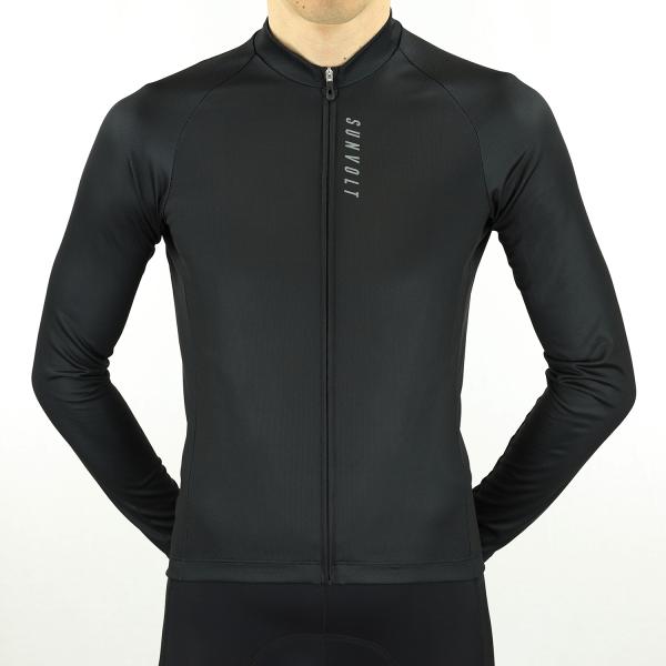 スタンダード長袖ジャージ [ブラック][YA-484]