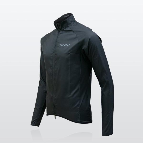 スリムウィンドブレーカー［ブラック］