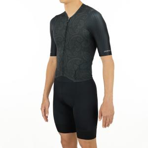 COMP半袖セパレートワンピース 【ペイズリー/ブラック】