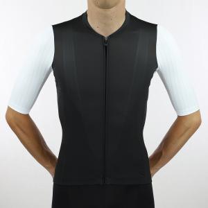 【SALE 40%OFF】エアロST半袖ジャージ［ブラック＆ホワイト］