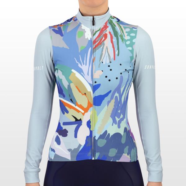 【SALE 50%OFF】レディースプレミアムサーモジャケット（フルール・グレー）【返品・交換不可】