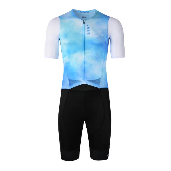 【SALE 20%OFF】クールメッシュ半袖セパレートワンピース Ver.2［ウォーターブルー］【返...