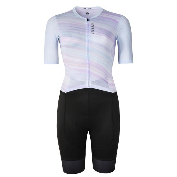 COMPレディース半袖セパレートワンピース　[ライラック]