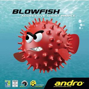 andro(アンドロ) ブローフィッシュ/BLOWFISH 112264 卓球ラバー テンション系表ソフトラバー｜sunward