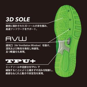 卓球シューズ andro アンドロ クロスステ...の詳細画像4