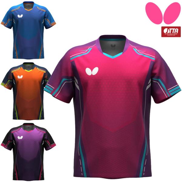 卓球ユニフォーム バタフライ BUTTERFLY ソルリエン・シャツ メンズ レディース 47790...