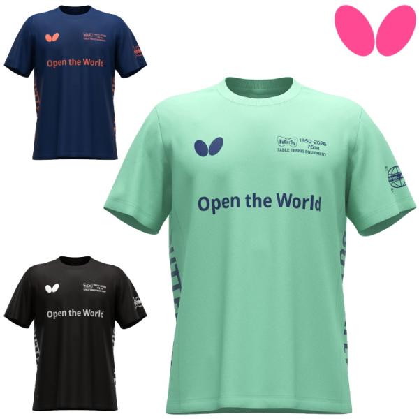 卓球Tシャツ バタフライ BUTTERFLY セルサード・Tシャツ メンズ レディース 47820 ...