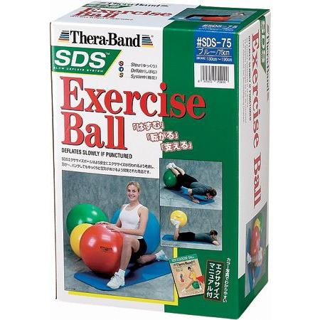 SDSエクササイズボール SDS-75 バランスボールブルー75cm