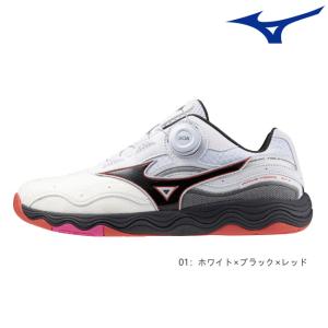 卓球シューズ ミズノ MIZUNO ウエーブメ...の詳細画像1