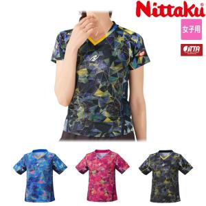 卓球ユニフォーム ニッタク Nittaku ムーブステンドレディースシャツ
