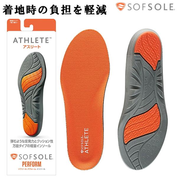 ソフソール SOFSOLE インソール 中敷き アスリート Athlete メンズ レディース スポ...