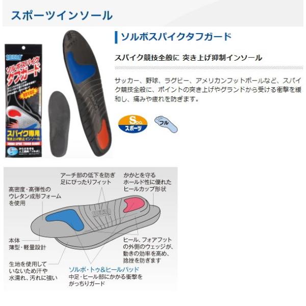 SORBO ソルボ インソール DSIS ソルボスパイクタフガード 中敷 61221-61225 ス...