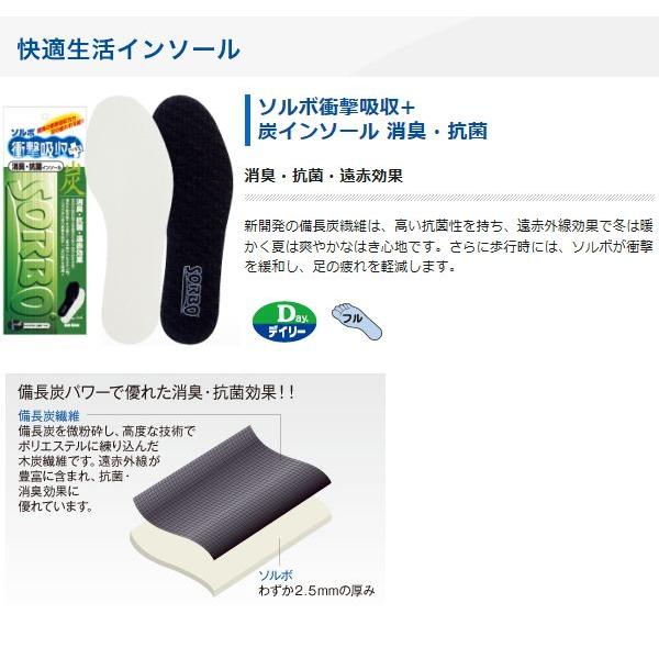 SORBO ソルボ インソール DSIS ソルボ衝撃吸収＋炭インソール フルインソールタイプ 靴の中...