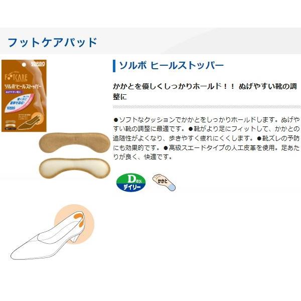 SORBO(ソルボ) インソール ソルボヒールストッパー 中敷 61834 かかと用インソール