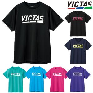 卓球Tシャツ VICTAS PLAY ヴィクタス プレイロゴティー メンズ レディース 632101｜sunward