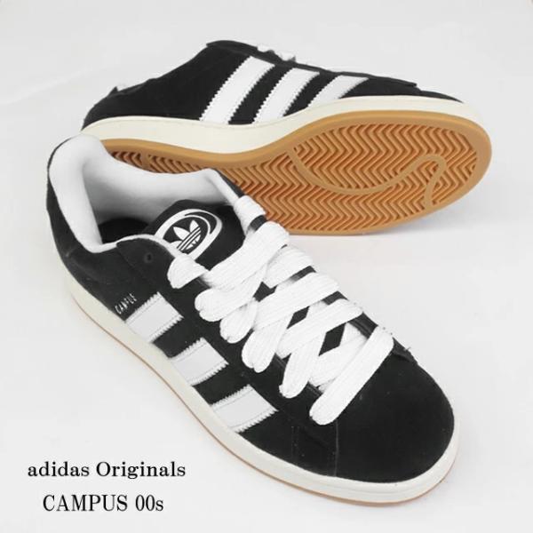 アディダス オリジナルス キャンパス 00s スニーカー ブラック/ホワイト メンズ hq8708 ...