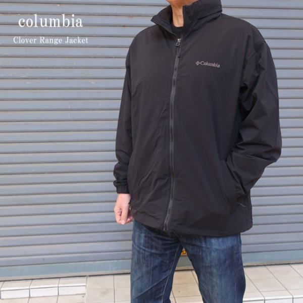 コロンビア クローバーレンジ ジャケット メンズ 軽アウター 黒 ブラック pm0653 colum...