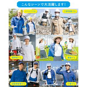 作業服 春夏 アイスベスト (メッシュベスト+...の詳細画像5