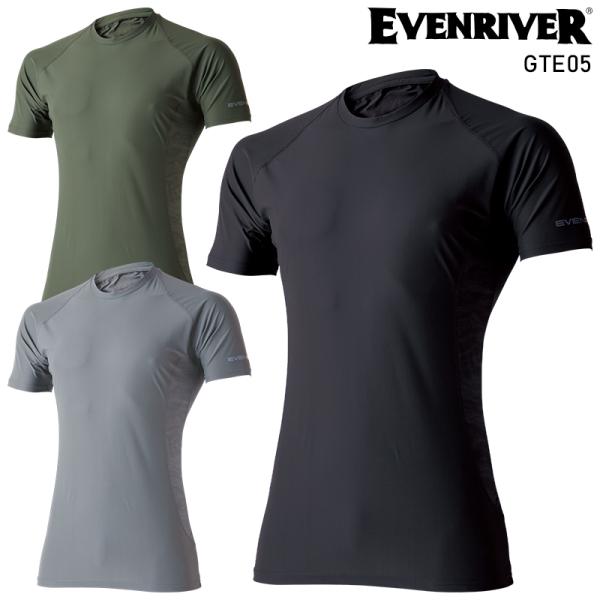 【2025春夏新作】 EVENRIVER アイスコンプレッションTシャツ春夏用 メンズ GTE05 ...
