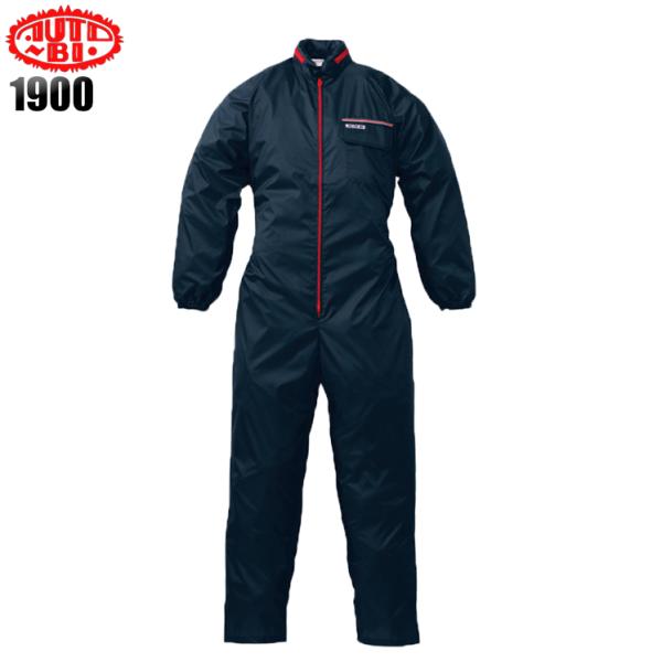 作業服 作業着 撥水 長袖つなぎ服 山田辰オートバイAuto-Bi1900