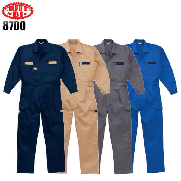作業服 秋冬用 長袖つなぎ服 山田辰オートバイAuto-Bi8700