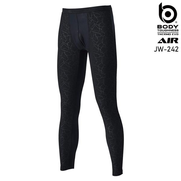 ボディータフネス BTサーモエボエアー ミディアムウェイトロングタイツ秋冬用 メンズ JW-242 ...