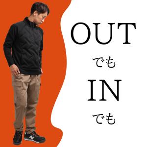 作業服 防寒着 クロダルマ ハーフジップインサ...の詳細画像1