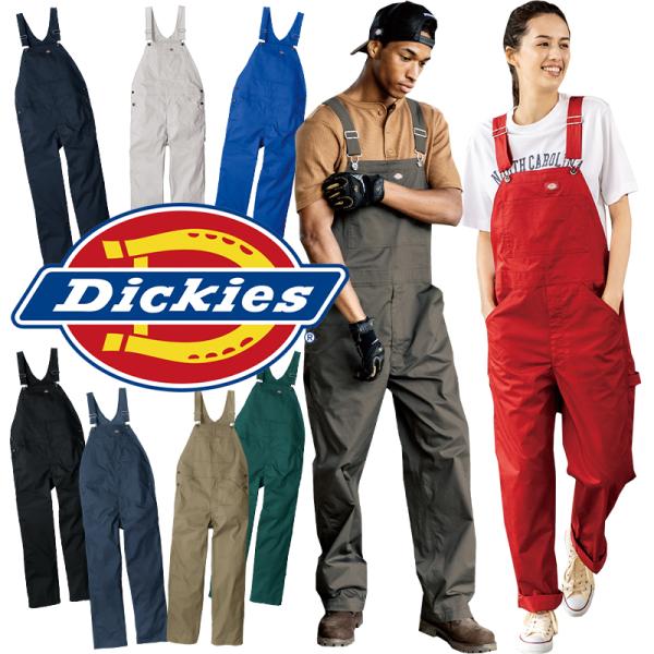 【2025春夏新作】 ディッキーズ ライトT/Cストレッチオーバーオール 作業服 通年用 男女兼用 ...