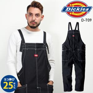 Dickies (ディッキーズ) ストレッチデニムサロペット インディゴ