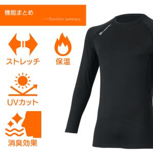 作業服 作業着 コンプレッション 長袖 インナ...の詳細画像5