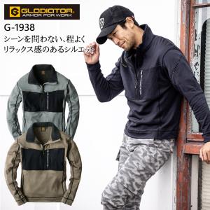 作業服・作業用品 長袖ハーフジップ 男女兼用 コーコス信岡
