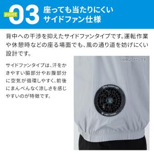 グラディエーター 作業着 半袖ブルゾン・ファン...の詳細画像4