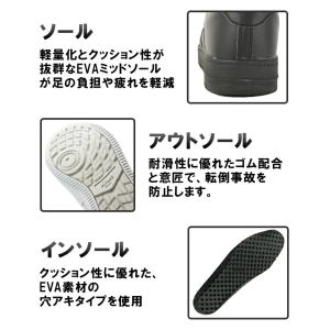 安全靴 XEBEC ジーベック ローカット 紐...の詳細画像5