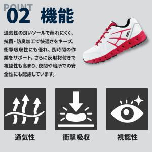 安全靴 スニーカー ジーベック XEBEC メ...の詳細画像3