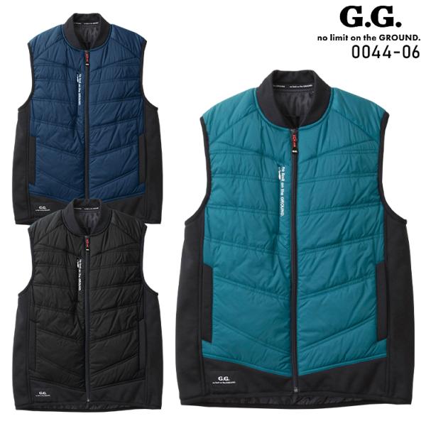 秋冬用 作業服・作業用品 防寒ベスト メンズ 桑和 SOWA G.GROUND 0044-06