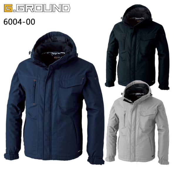 作業服 作業用品 秋冬用 防寒着 桑和 G.GROUND ジーグラウンド  長袖防寒ブルゾン ドカジ...