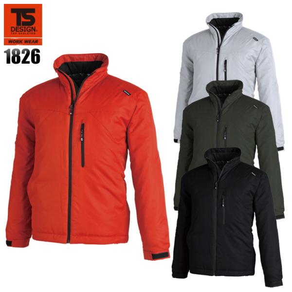 秋冬用 作業服 かっこいい おしゃれ 作業着 防寒着 ライトウォームジャケット 藤和 TS-DESI...